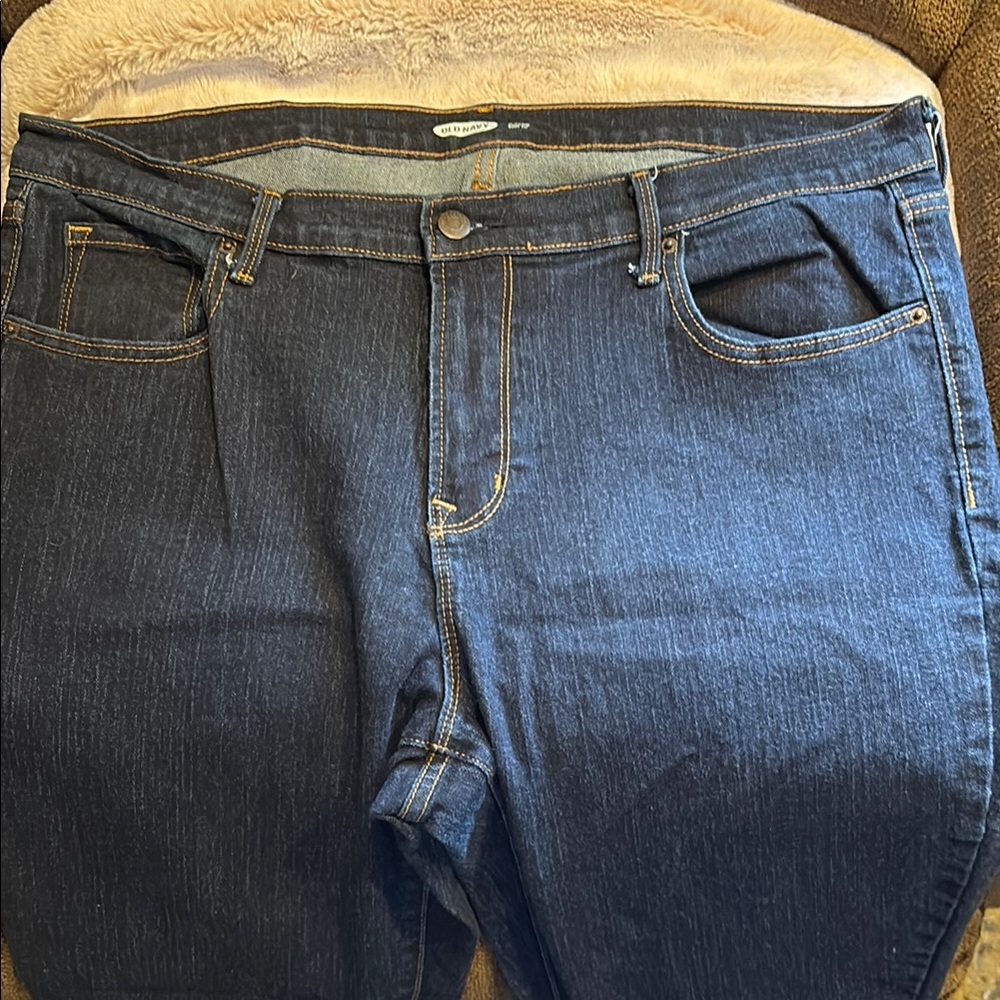 Old Navy Curvy Blue Jeans, 16